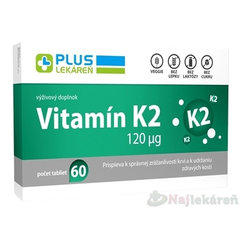 PLUS LEKÁREŇ Vitamín K2 120μg 60tbl