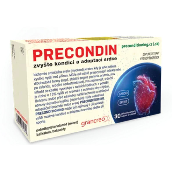 PRECONDIN na zlepšenie kondície a adaptácie srdca 30 tabliet