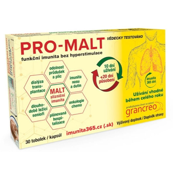 PRO-MALT na respiračné problémy 30 kapsúl