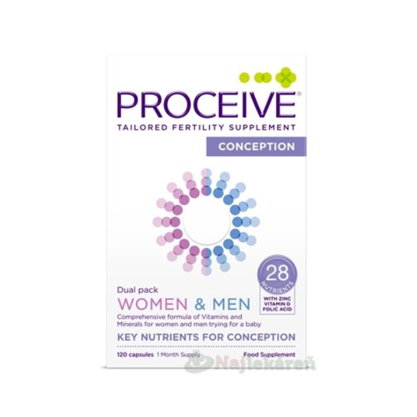 PROCEIVE CONCEPTION WOMEN & MEN Dual (60 pre ženy + 60 pre mužov) 1 set
