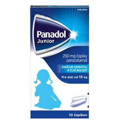 Panadol Junior 250 mg 10 čapíkov
