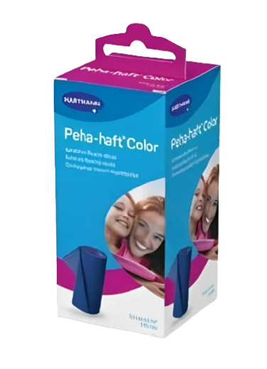 Peha-haft Color kohézny obväz modrý 10 cm × 4 m