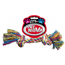 Pet Nova ROPE-2KNOT-17cm bavlnená hračka pre psy