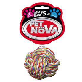 Pet Nova ROPE-BALL bavlnená hračka pre psy 5cm