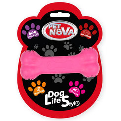 Pet Nova TPR SNACKBONE PINK hračka pre psy 11cm