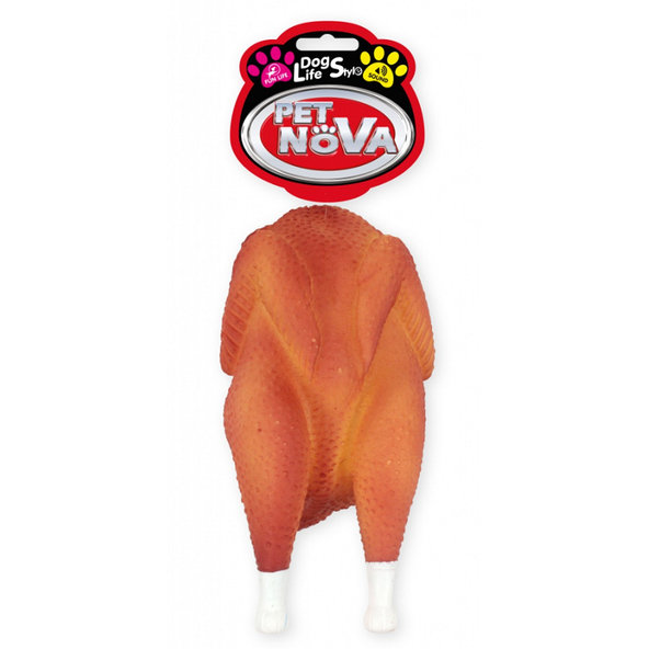 Pet Nova VIN CHICKEN GRILL hračka pre psy 19cm