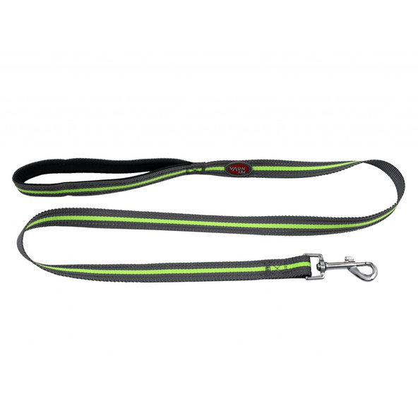 Pet Nova nylonové vodítko pre psy XL, reflexná šedá