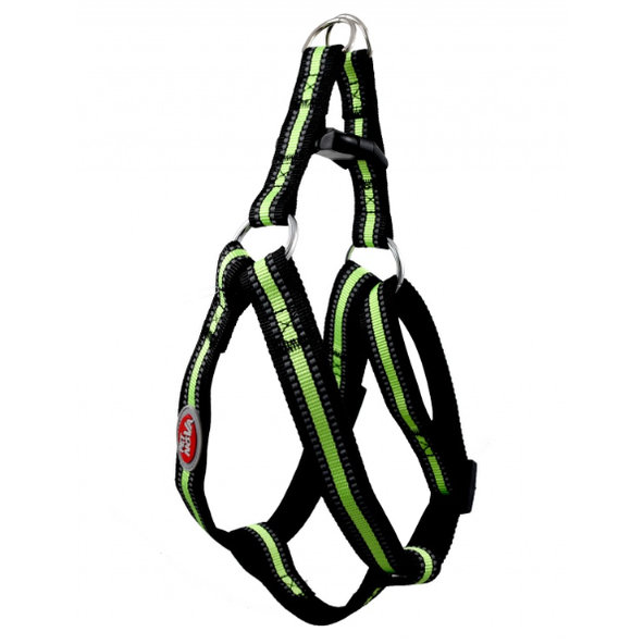 Pet Nova nylonový postroj pre psy XL, reflexný čierny