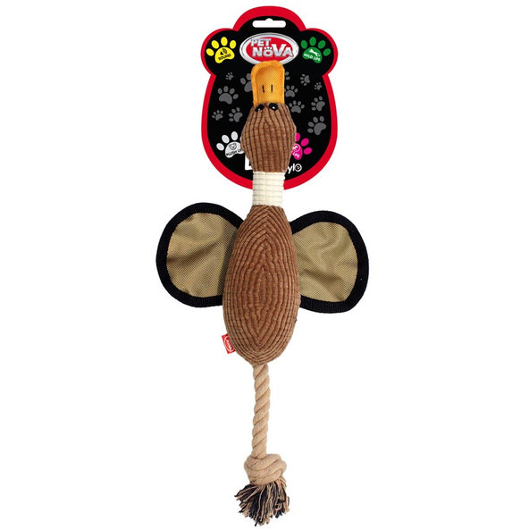 Pet Nova plyšová hračka pre psy divá kačka so zvukom 45cm