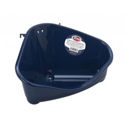 Pet Nova rohový záchod pre hlodavce M, modrý