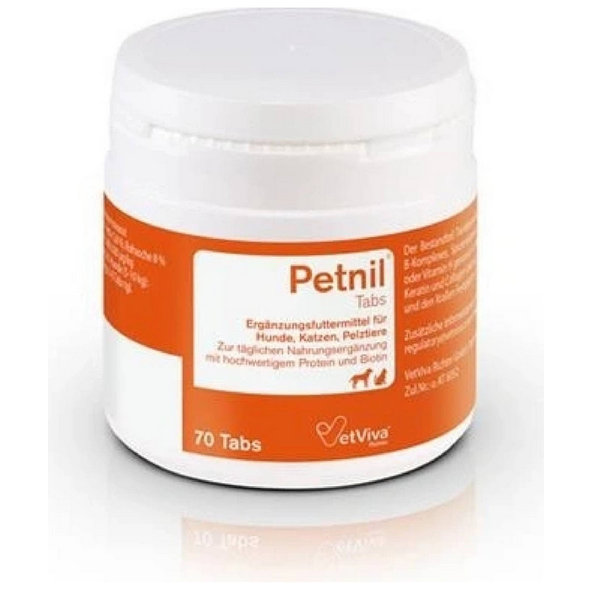 Petnil cats/dogs pre zdravú srsť a pokožku psov a mačiek 70 tabliet