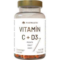 Pharma Activ VITAMÍN C + D3 120ks