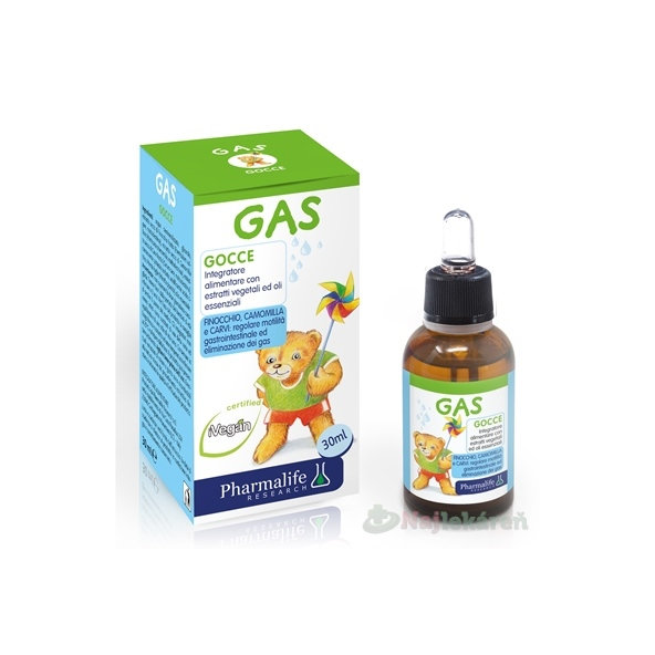Pharmalife GAS DROPS kvapky pre dojčatá a deti 30ml
