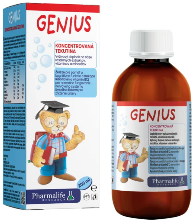 Pharmalife GENIUS koncentrovaná tekutina 200ml kúpite na Najlekaren.eu