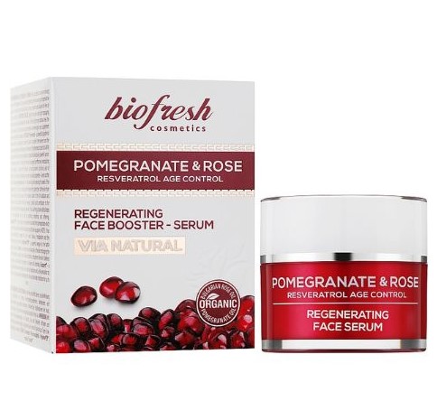 Bio Fresh Cosmetic regeneračné pleťové sérum Pomegranate & Rose 30 ml