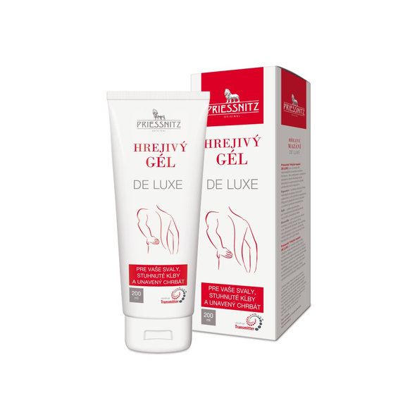 Priessnitz hrejivý gél DE LUXE 200ml