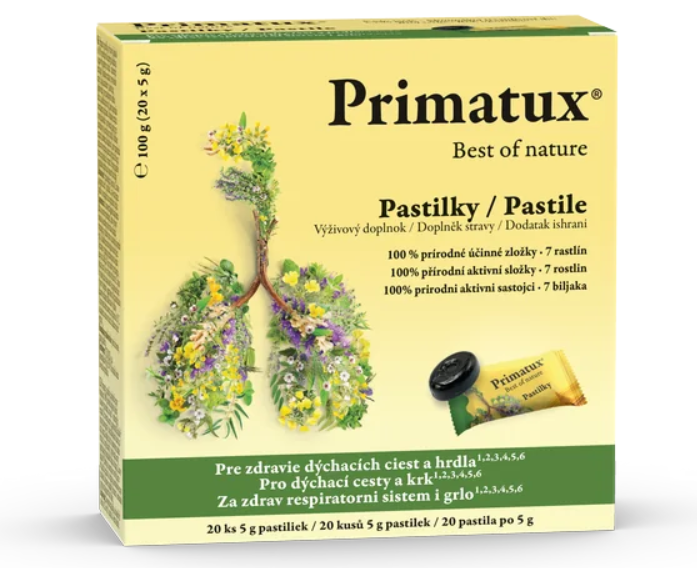 Primatux pastilky 20 ks