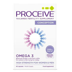 PROCEIVE CONCEPTION & PREGNANCY Omega 3, 60 kapsúl