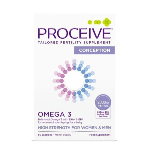 PROCEIVE CONCEPTION & PREGNANCY Omega 3, 60 kapsúl