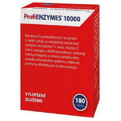 ProfiENZYMES 10000 zmes synergicky pôsobiacich enzýmov z rastlín a húb 180cps