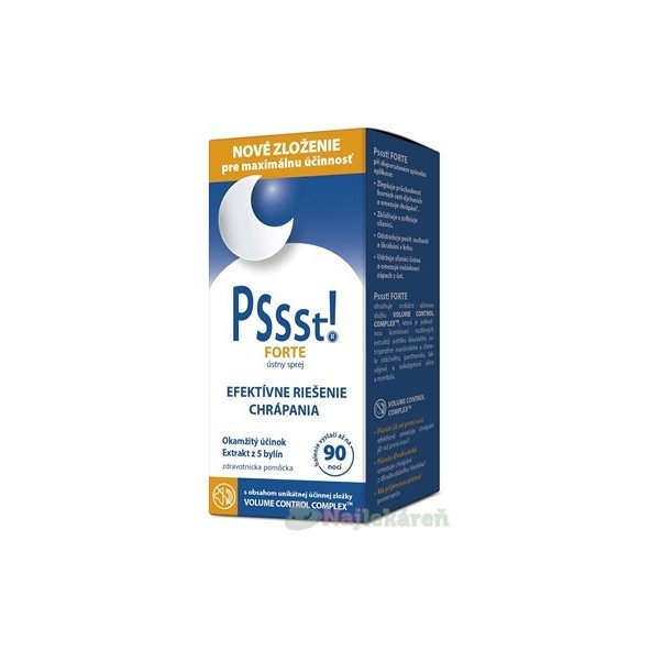 Pssst! FORTE ústny sprej proti chrápaniu 25ml