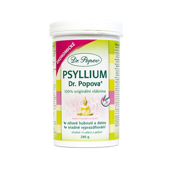 DR. POPOV PSYLLIUM výživový doplnok, 240g