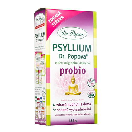 Dr. Popov PSYLLIUM probio rozpustná vláknina 185g