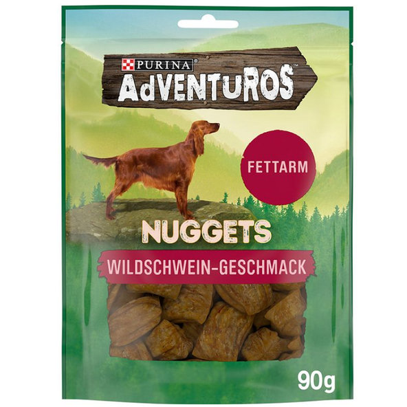 Purina ADVENTUROS Nuggets maškrty pre psy 90g