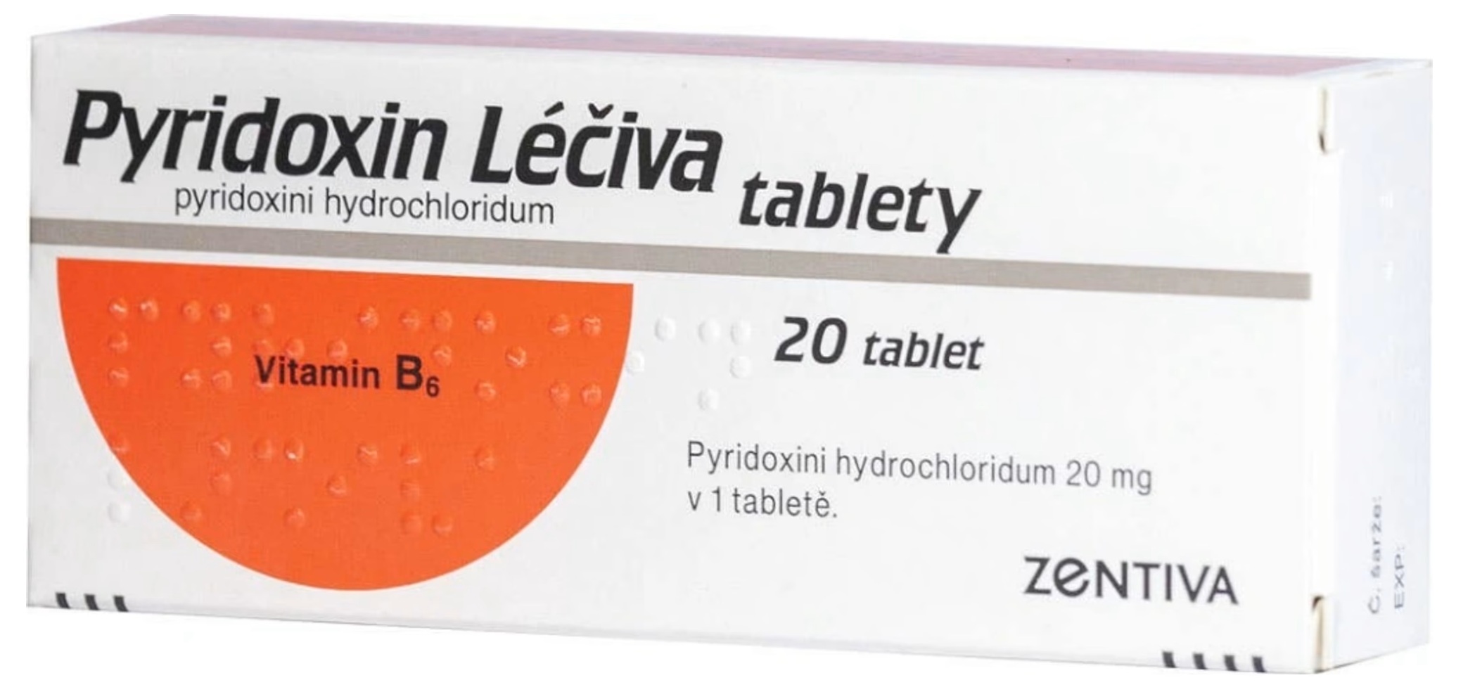 Pyridoxin Léčiva tbl.20 x 20 mg