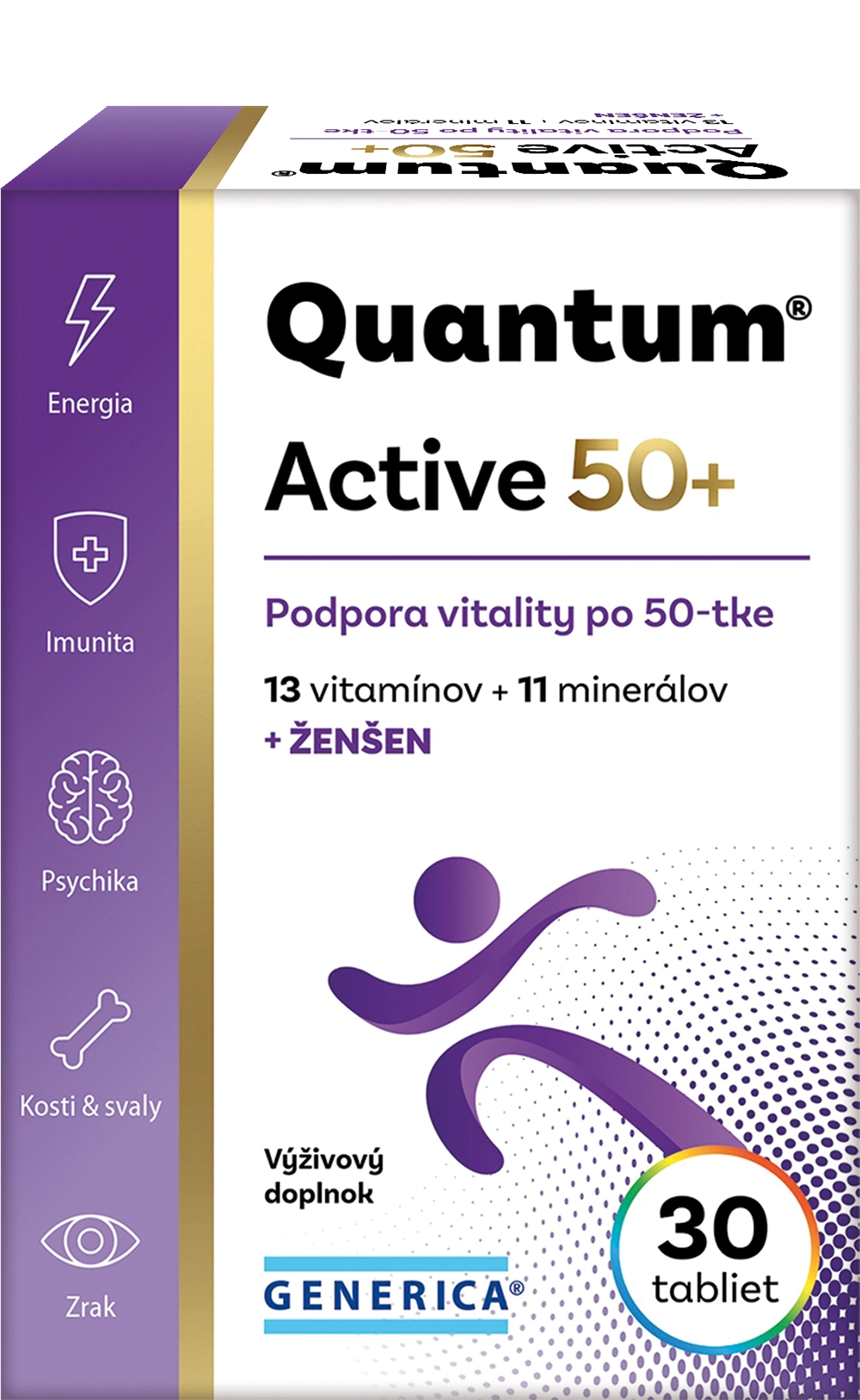 GENERICA Quantum Active 50+ 30 tabliet kúpite na Najlekaren.eu