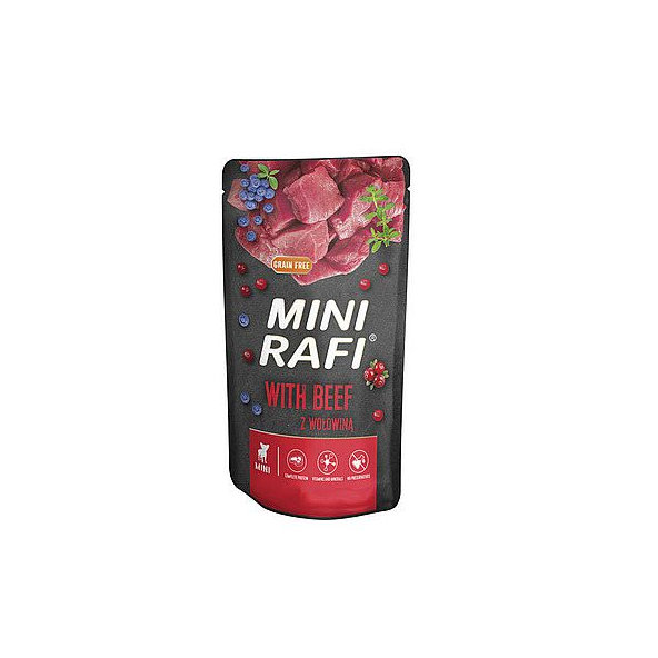RAFI mini grain free kapsička 150g - hovädzie 10ks