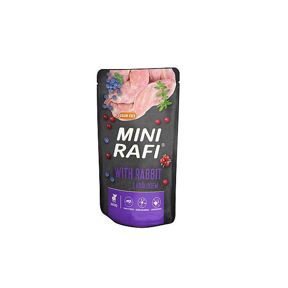 RAFI mini grain free kapsička 150g - králik 10ks