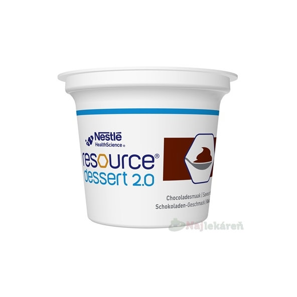 RESOURCE Dessert 2.0 kakaová príchuť 4x125g (500g)