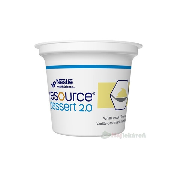 RESOURCE Dessert 2.0 vanilková príchuť 4x125g (500g)