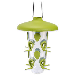 ROBIN krmítko pre vtáky s eurozávesom, zelené 16x16x22cm