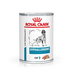 ROYAL CANIN DOG HYPOALLERGENIC CAN paštéta v konzerve pre psov trpiacich potravinovými alergiami 400 g