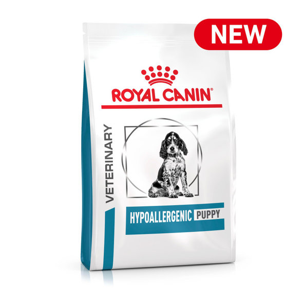 ROYAL CANIN DOG HYPOALLERGENIC PUPPY granule pre šteňatá na kontrolu nežiaducich reakcií na krmivo 1,5 kg