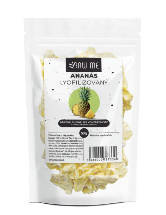 E-shop Raw Me Ananás lyofilizovaný 50g