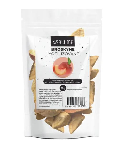 Raw Me Broskyne lyofilizované 90g