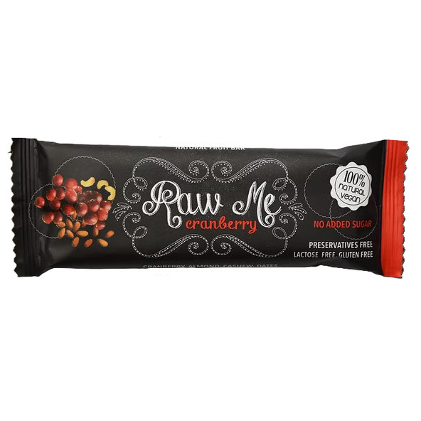 Raw Me Cranberry brusnicová tyčinka 45g