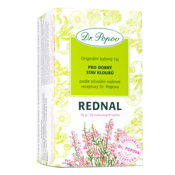 DR. POPOV ČAJ REDNAL Bylinná zmes 20x1,5g