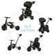 QPLAY Trojkolka Nova Max 5v1 Black do 25 kg