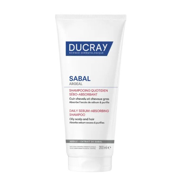 DUCRAY SABAL ARGEAL Šampón absorbujúci kožný maz 200ml