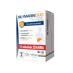 SILYMARIN DUO - DA VINCI na detoxikáciu pečene 30+15cps ZADARMO