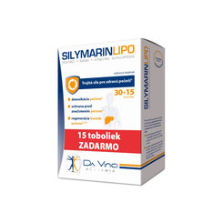 SILYMARIN LIPO - Da Vinci na detoxikáciu pečene 30+15cps ZADARMO