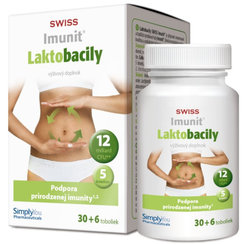 SWISS Imunit LAKTOBACILY na posilnenie obranyschopnosti organizmu 36cps