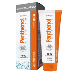 SWISS Panthenol PREMIUM Gél s mentolom 100+25 ml zadarmo (125 ml)