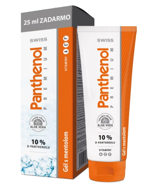 PANTHENOL Swiss Premium 10% gél s mentolom 100 + 25 ml kúpite na Najlekaren.eu