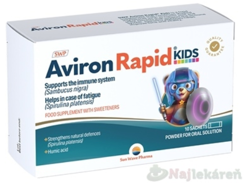 SWP Aviron Rapid KIDS prášok vo vreckách 10ks