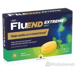 SWP FluEND EXTREME MINT pastilky na cmúľanie 16ks
